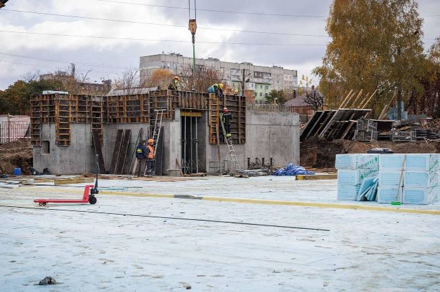 Будівництво підземної школи