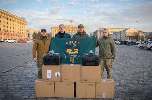 Харьковская ОВА передала 10 дронов DJI Matrice 4T бойцам 475-го батальона «CODE 9.2»