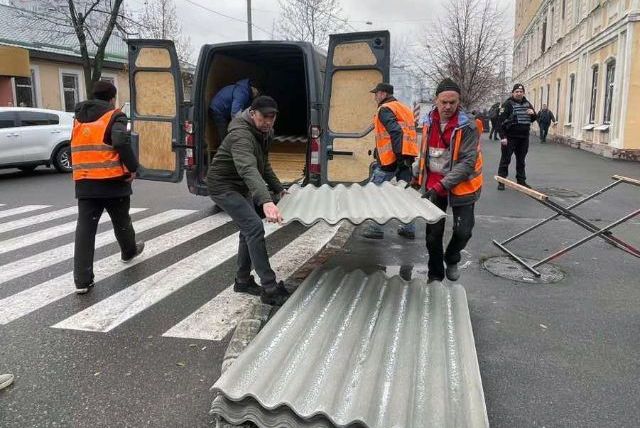 Усування наслідків обстрілу