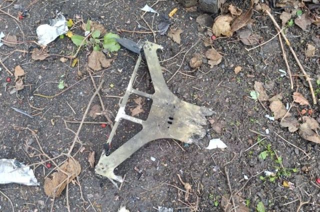 Обломки дрона