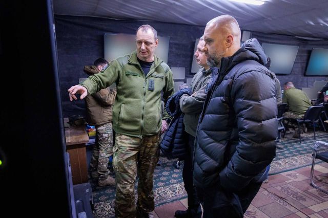 Синегубы и бойцы 57-й бригады