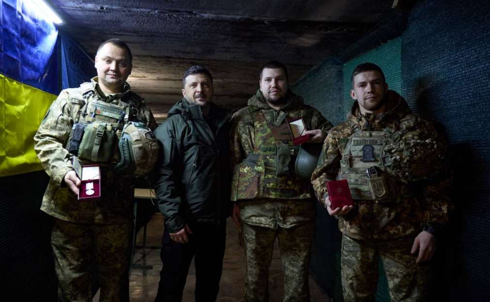 Володимир Зеленський відвідав Куп'янський напрямок