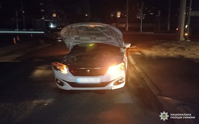 19-річний водій BMW спровокував ДТП у Харкові (фото)