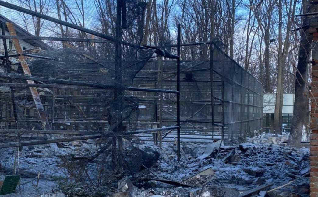 Наслідки удару по Екопарку (фото)