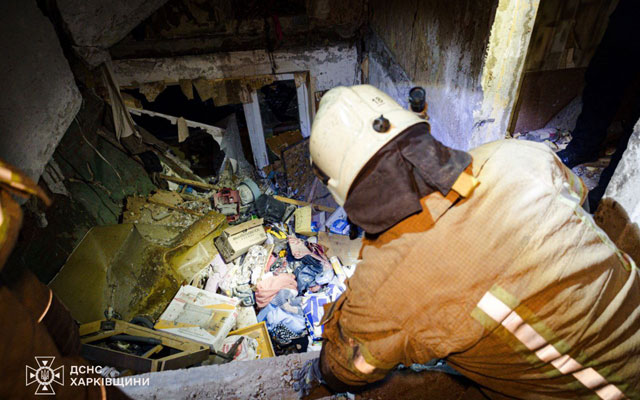 Ночной взрыв в харьковской 16-этажке: подробности (фото, видео)