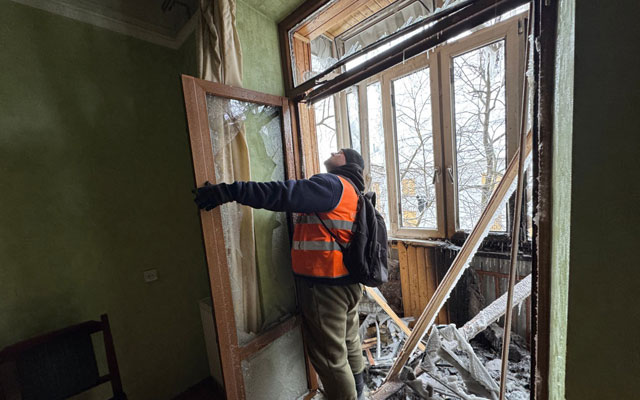 В Харькове восстановили 75% окон после массированной атаки БПЛА