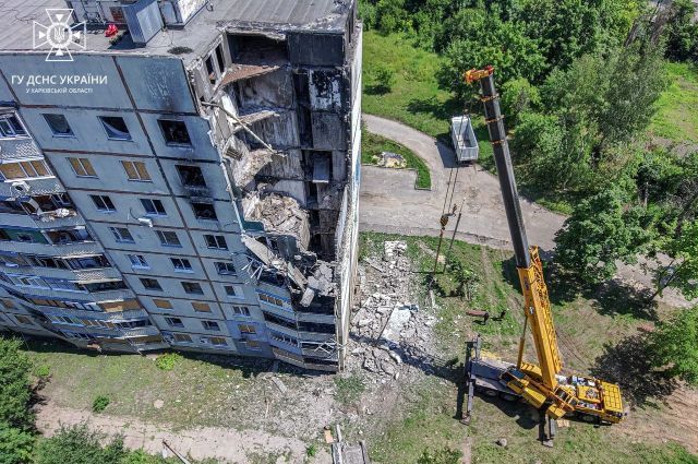 Зруйнований будинок