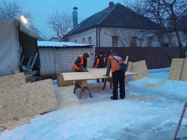 Ліквідація наслідків прильотів