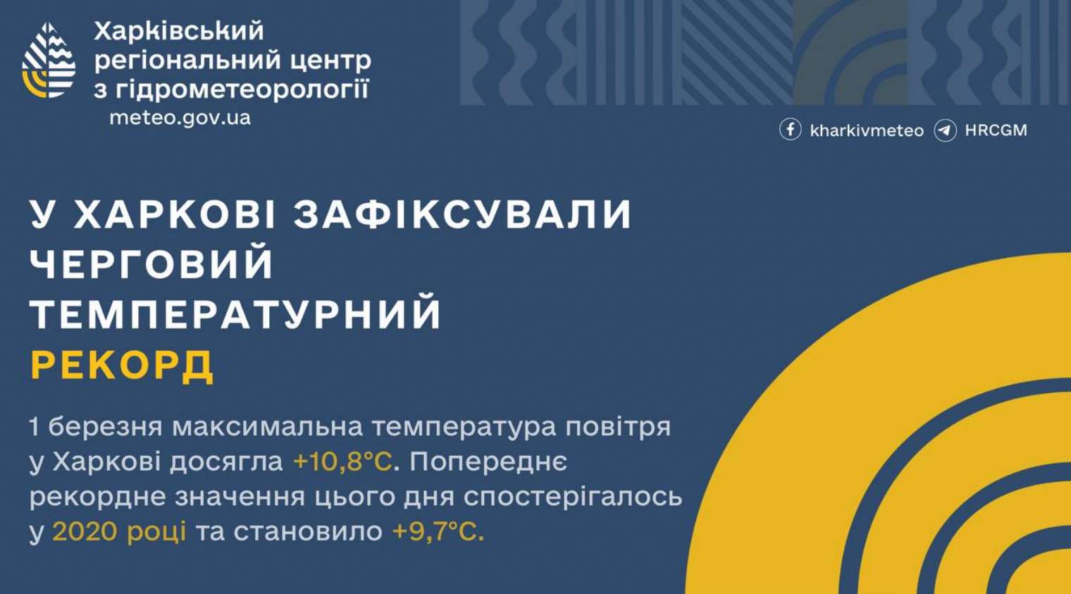 У Харкові - температурний рекорд