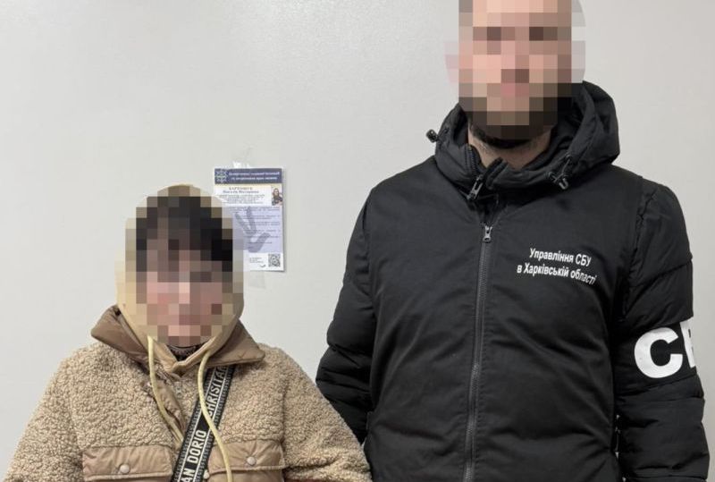 Підозрювана і правоохоронець