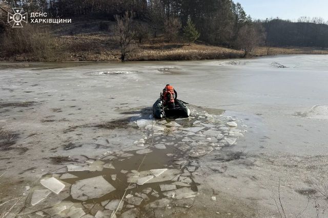На Харьковщине мужчина провалился под лед и утонул