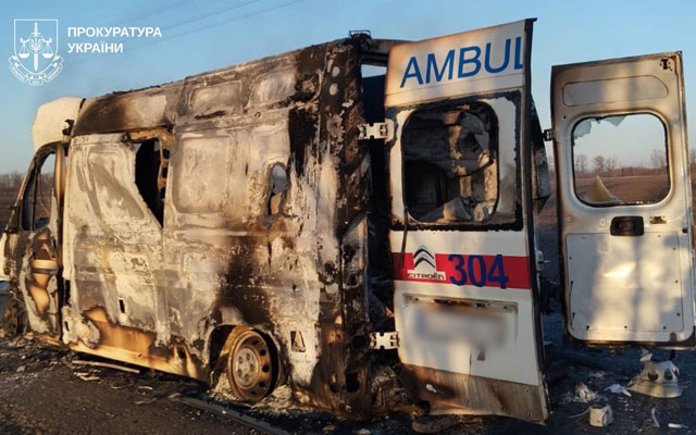 На Харківщині російський дрон вбив лікаря та техніка швидкої допомоги