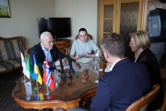 Зустріч Терехова з норвезькою делегацією