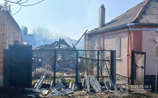 Российский дрон атаковал частный сектор в Холодногорском районе Харькова