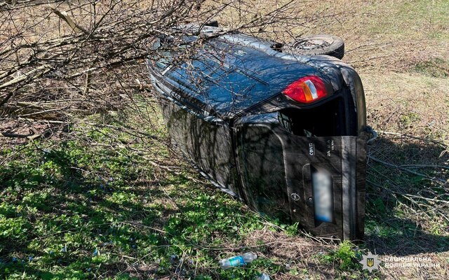 В Харьковской области машина влетела в дерево: четверо пострадавших, из них двое - дети (фото)