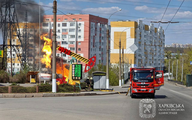 Шесть пострадавших и разбитые заправки: уточненные данные по ударам БпЛА в Харькове (фото)