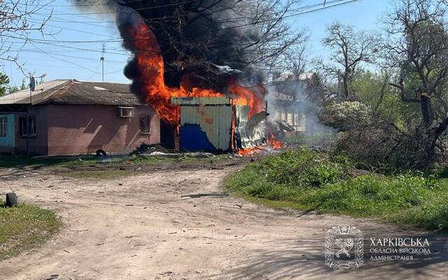 В Новобаварском районе - прилет дрона: есть пострадавшие