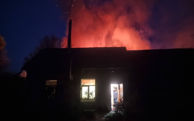 В Харькове - крупный пожар на территории научного института, сгорели редкие растения