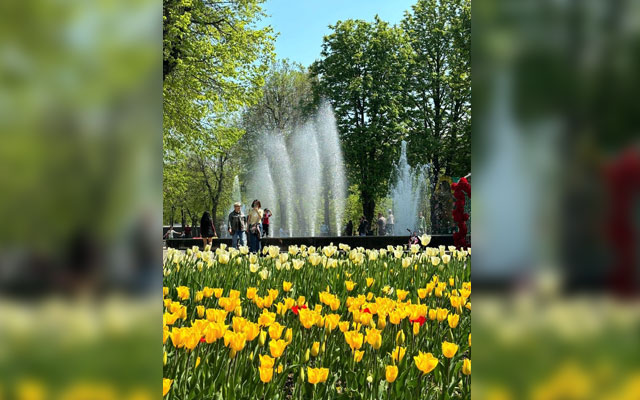 На бульварі Юр'єва запустили фонтан