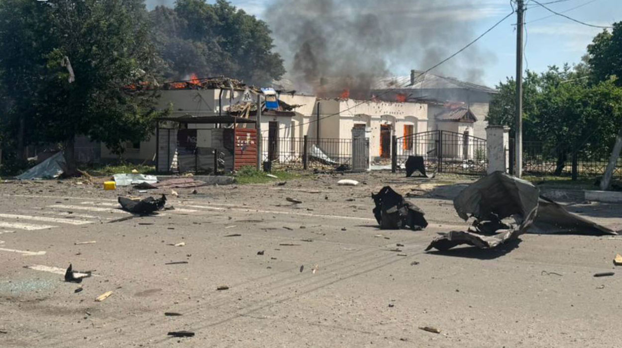 В Балаклее из-за удара реактивных дронов пострадали три человека