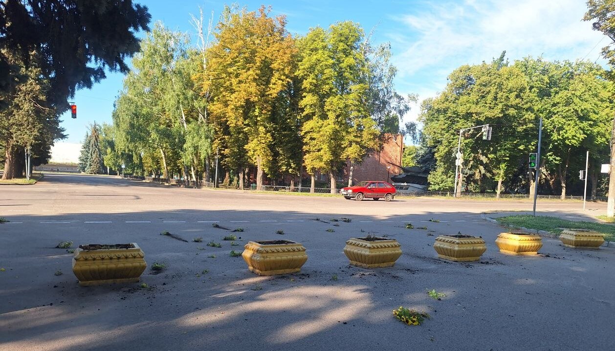 Мешканка Миколаєва знищила клумби в Харківській області