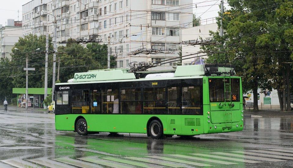 В Харькове троллейбусы №35 и 56 на два дня изменят маршруты