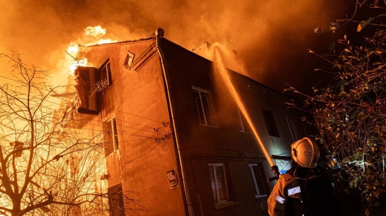 Удар по предприятию и жилым домам в Харькове вечером 27 октября: фото и видео последствий