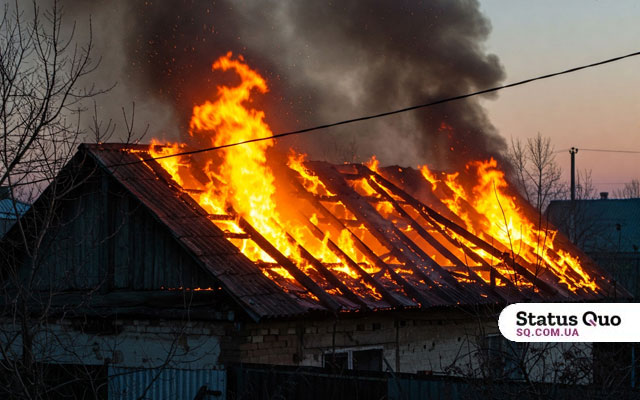 У Харківській області поранено чоловіка під час атаки дронами