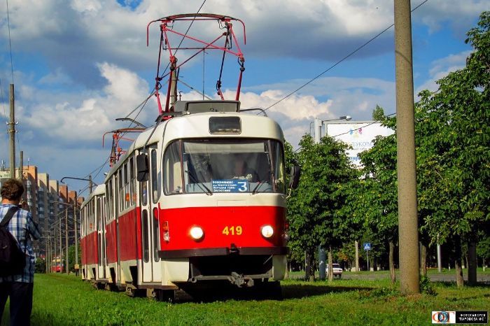 Возле парка Горького отремонтируют трамвайные пути 
